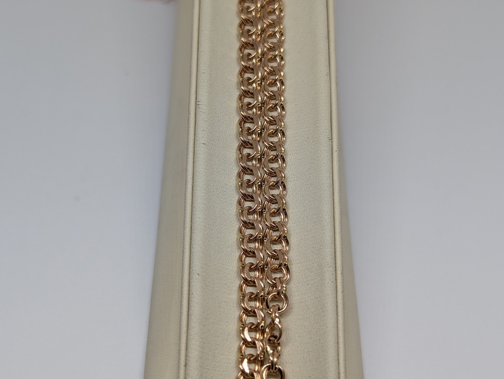 ЦПБС585 ЦЕПЬ ПУСТОТЕЛАЯ Бисмарк (Au 585)