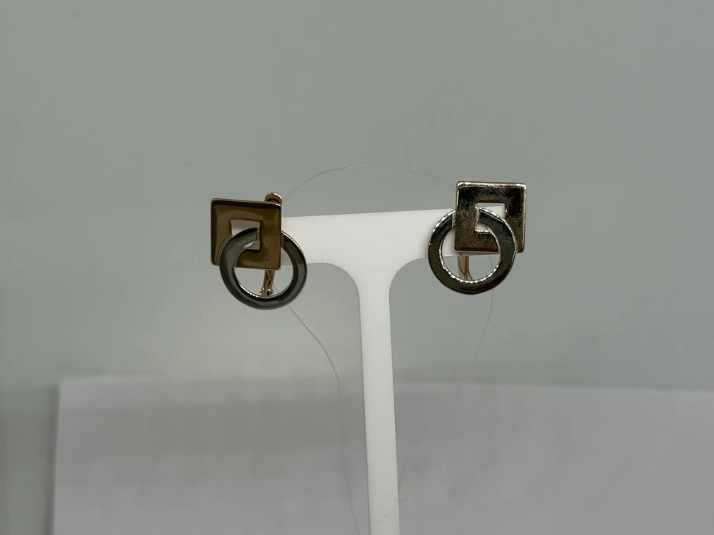 СЕРЬГИ БЕЗ КАМНЯ (Au 585)