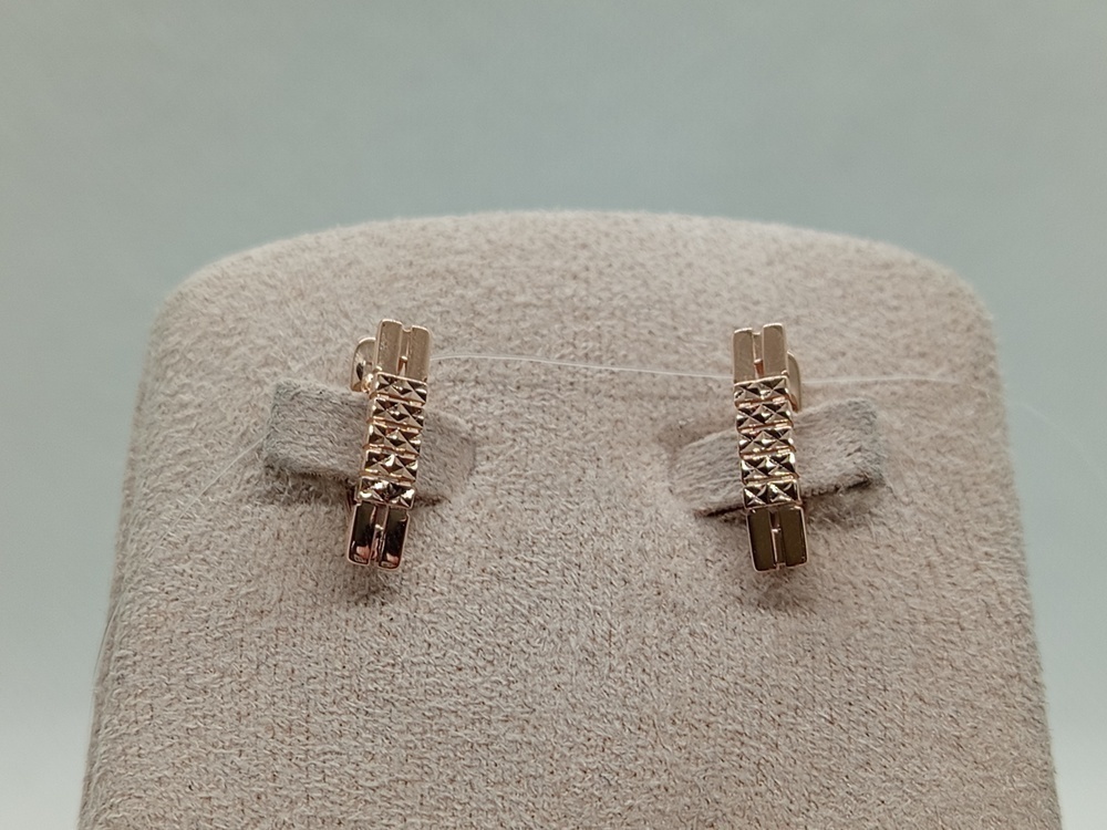 СЕРЬГИ БЕЗ КАМНЯ (Au 585)