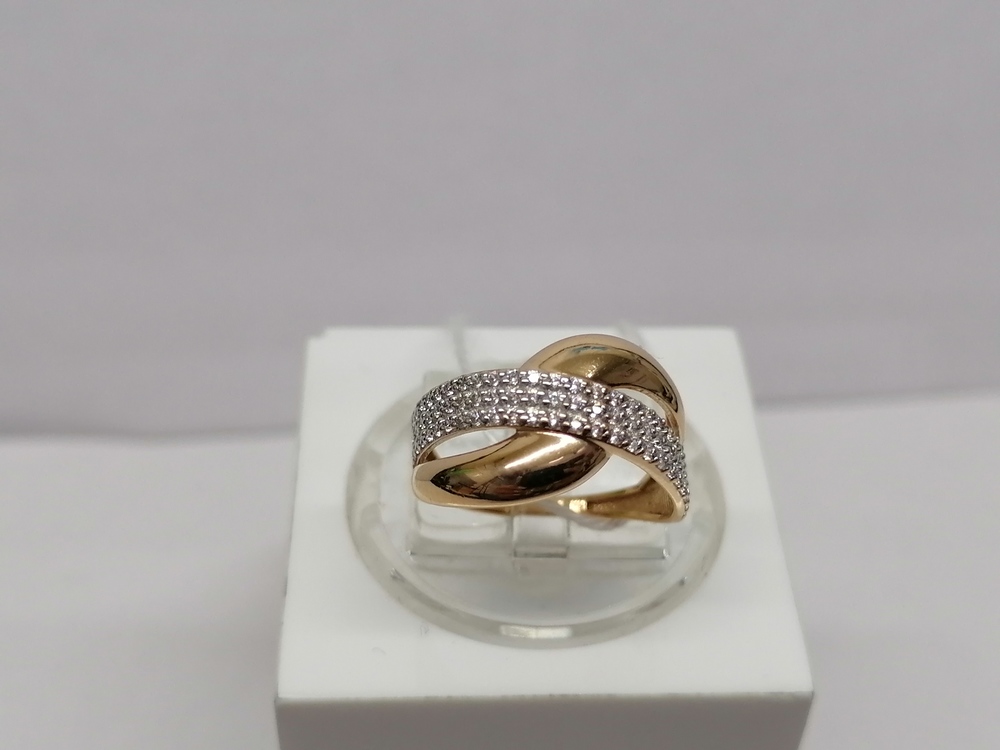 КОЛКМИ585 КОЛЬЦО С КАМНЯМИ (Au 585)
