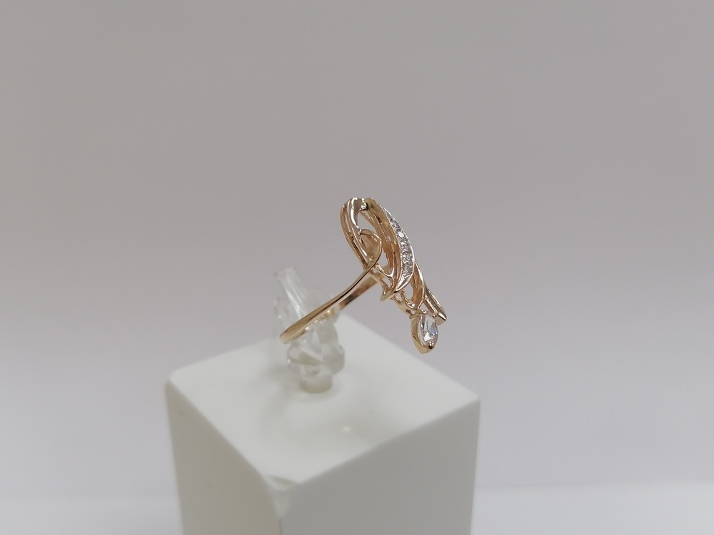 КОЛКМИ585 КОЛЬЦО С КАМНЯМИ (Au 585)