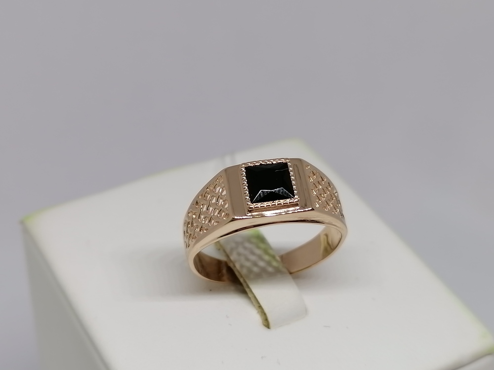 ПЕЧАТКА С КАМНЕМ (Au 585)