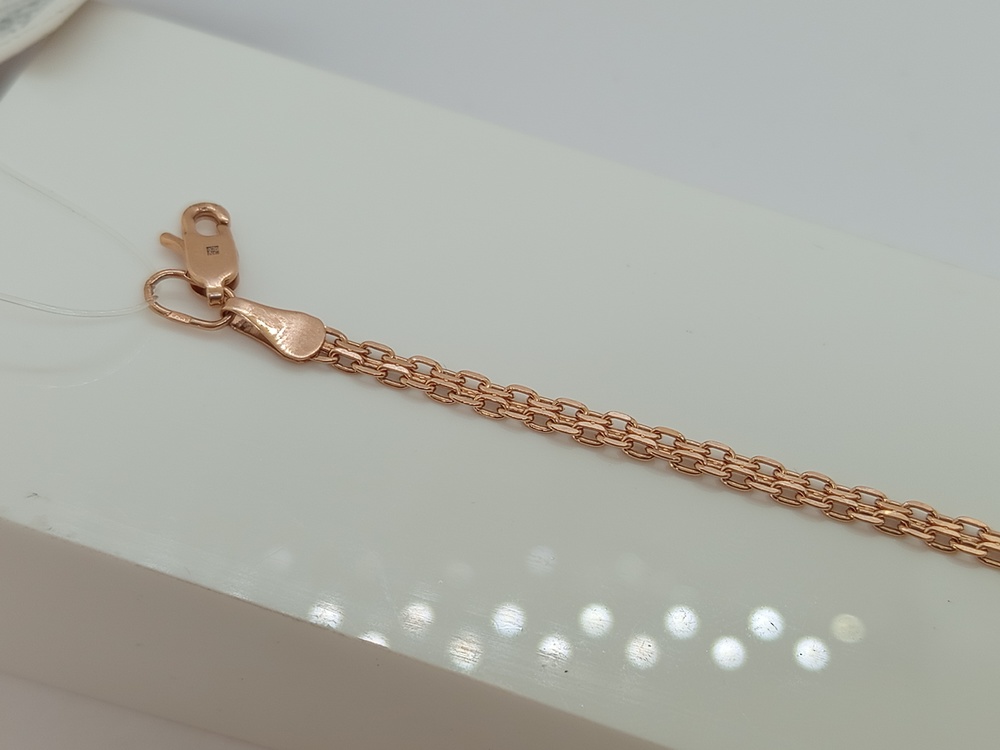 630505020 БРАСЛЕТ ПУСТОТЕЛЫЙ Бисмарк машинный (Au 585)