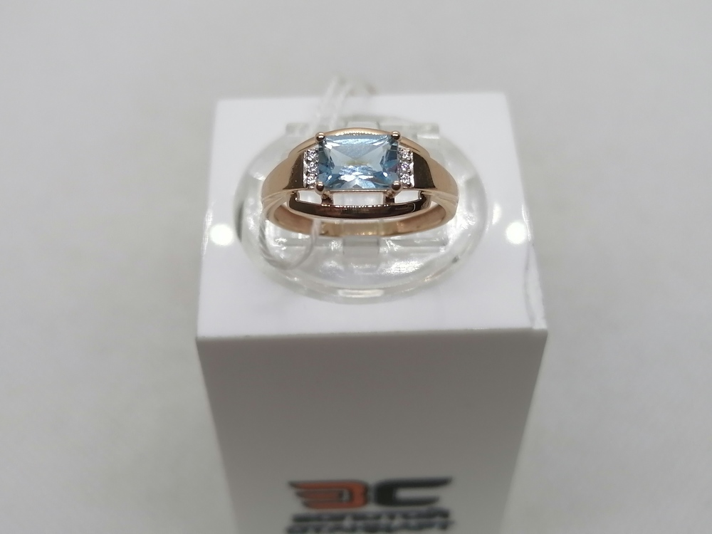 КОЛКМИ585 КОЛЬЦО С КАМНЯМИ (Au 585)