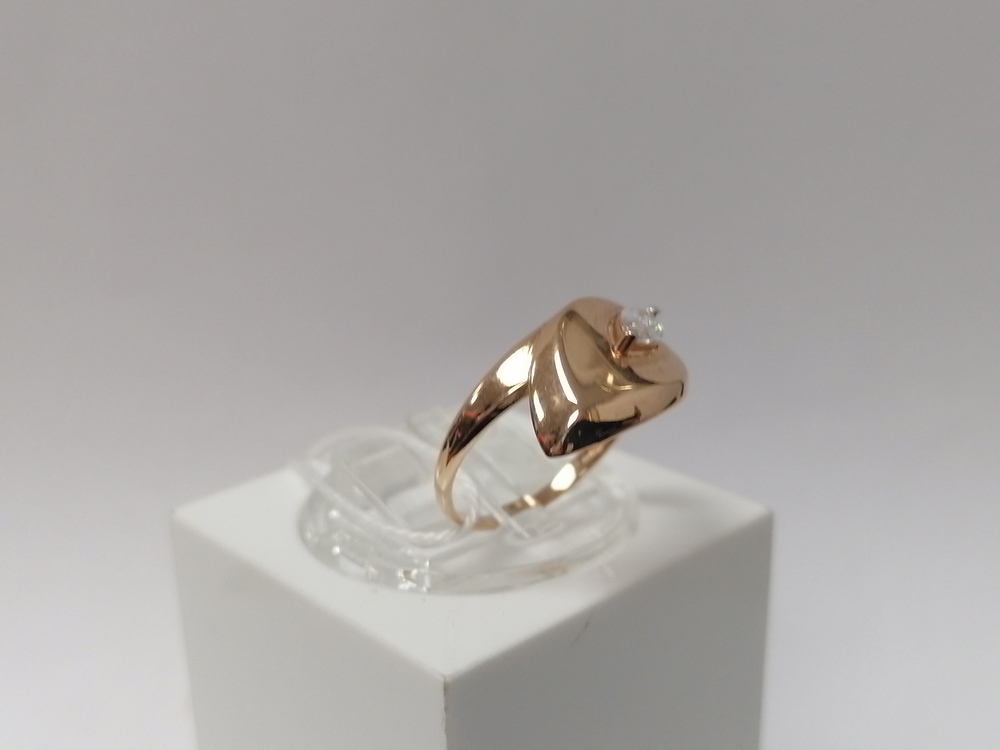 КОЛЬЦО С КАМНЕМ (Au 585)