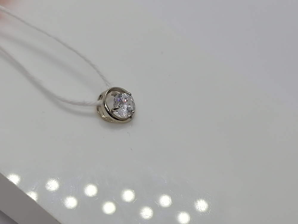 ПОДКМ585 ПОДВЕСКА С КАМНЕМ (Au 585)