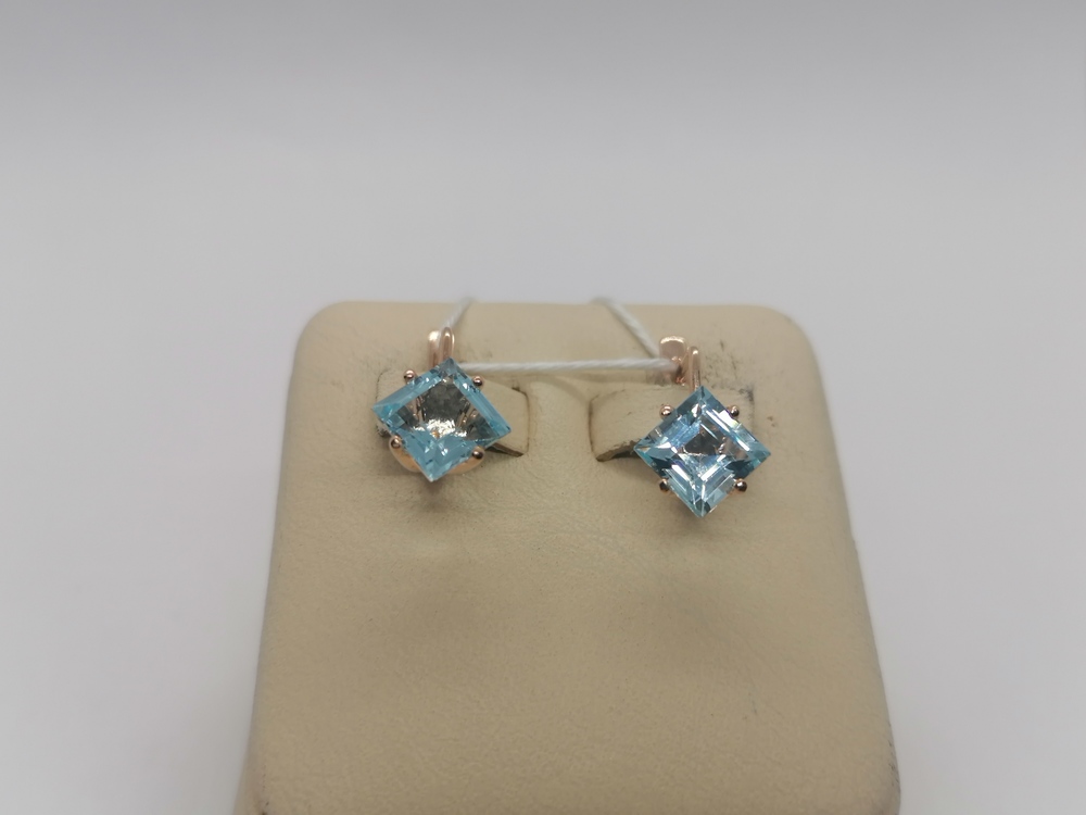 СКМ585 СЕРЬГИ С КАМНЕМ (Au 585) СКМ585 СЕРЬГИ С КАМНЕМ (Au 585)