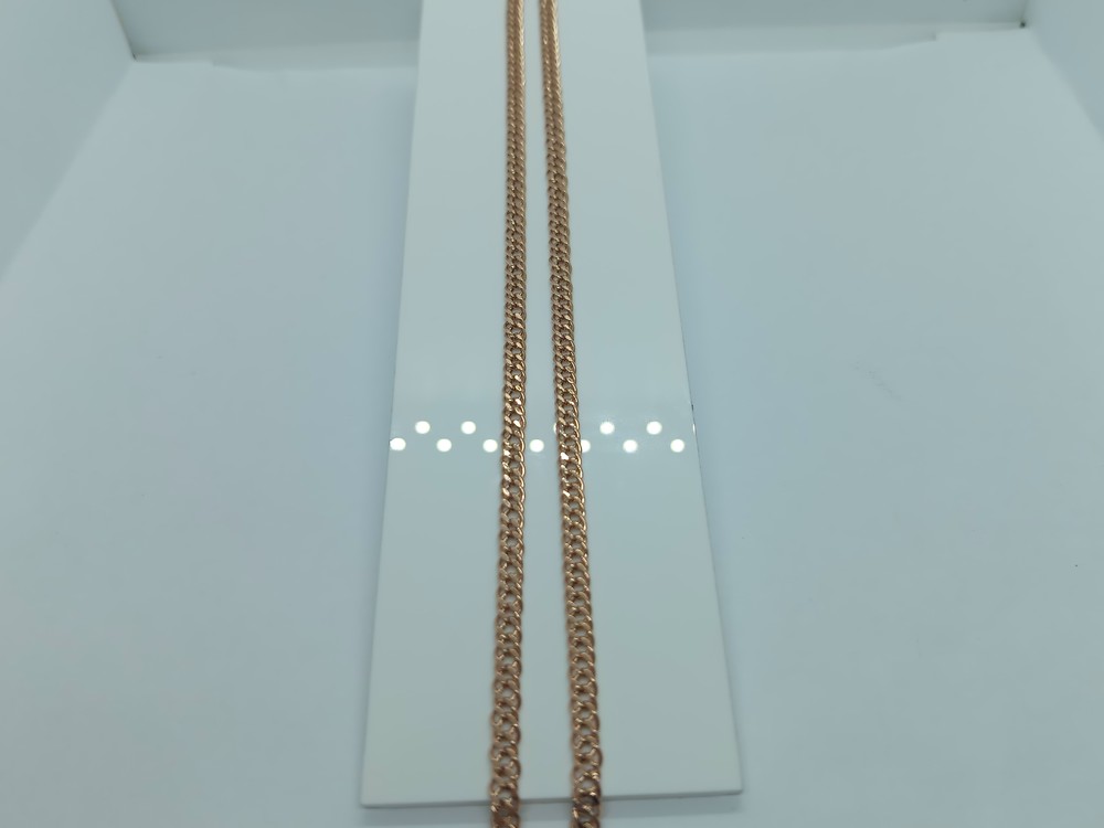 ЦПР2585 ЦЕПЬ ПУСТОТЕЛАЯ Ромб двойной (Au 585)