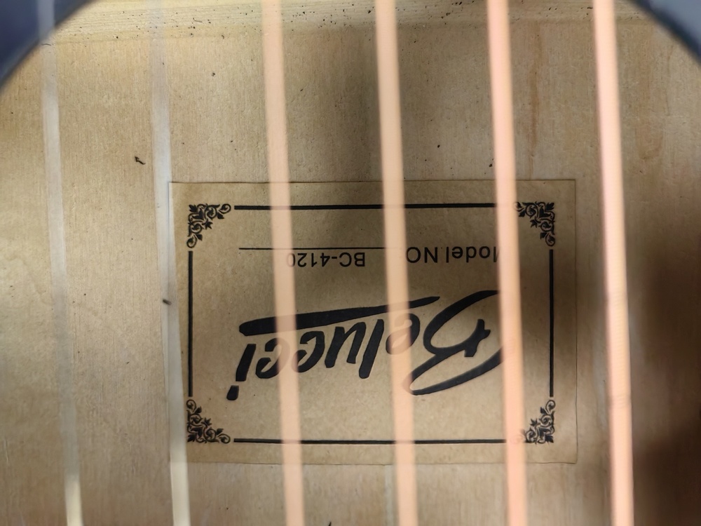 Гитара акустическая Belucci BC4120 BK