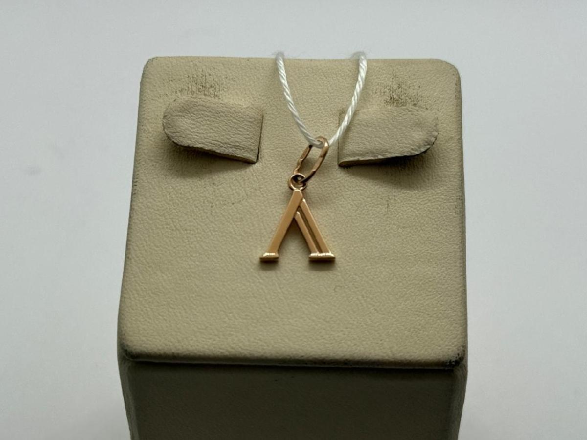 ПОДВЕСКА БУКВА Л Au 585