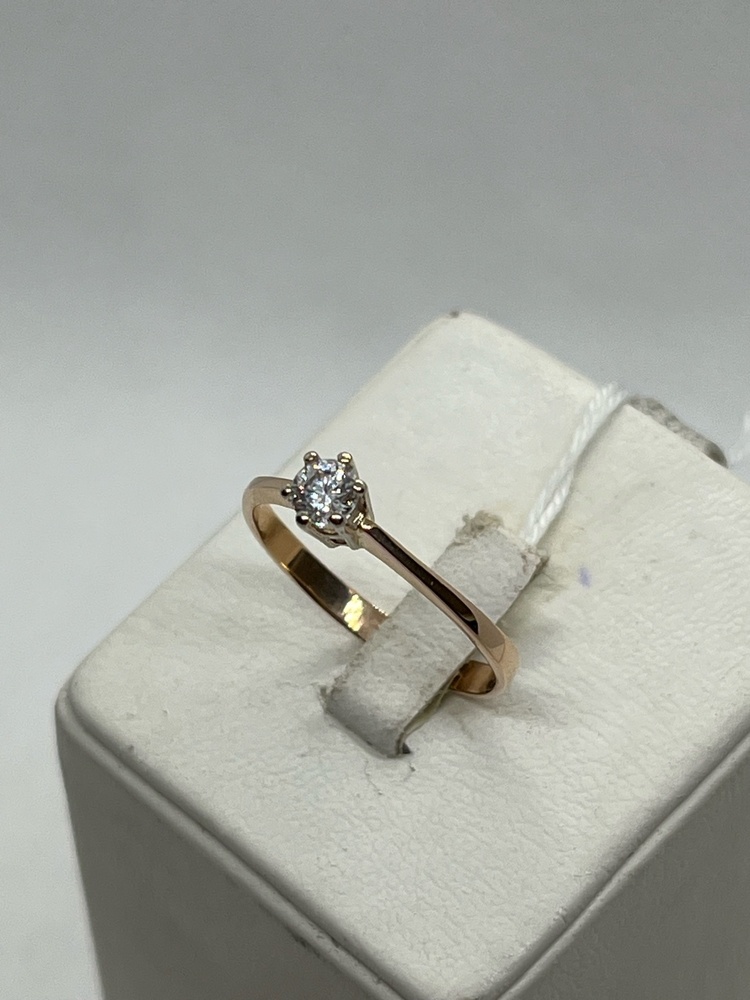 КОЛКМ585 КОЛЬЦО С КАМНЕМ (Au 585)