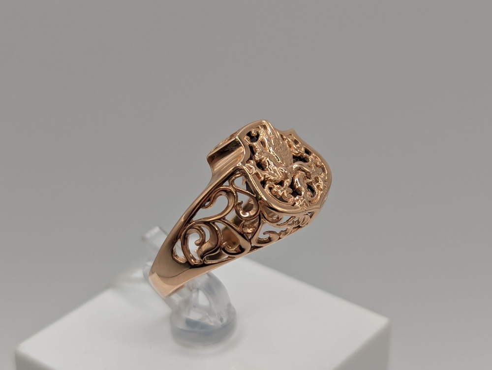 ПЕЧКМ585 ПЕЧАТКА С КАМНЕМ (Au 585)