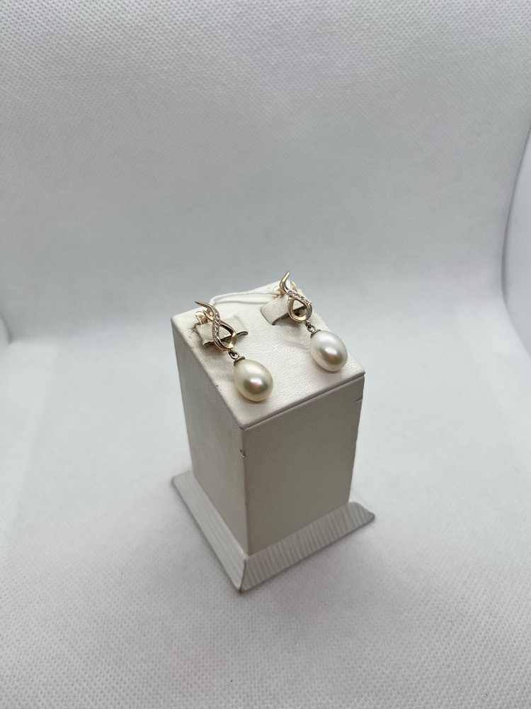 СКМИ585 СЕРЬГИ С КАМНЯМИ (Au 585)