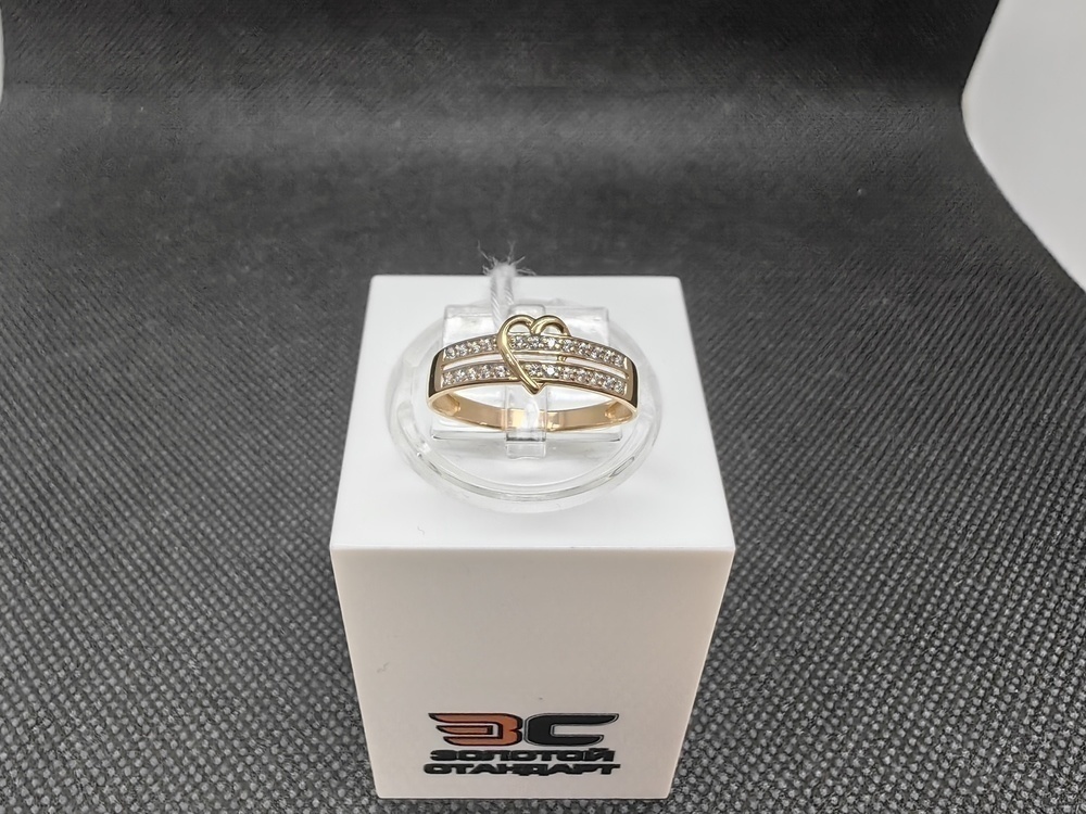 КОЛКМИ585 КОЛЬЦО С КАМНЯМИ (Au 585)