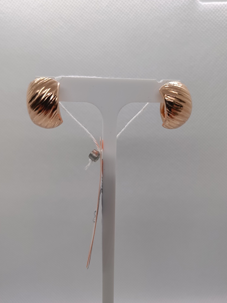 СБКМ585 СЕРЬГИ БЕЗ КАМНЯ (Au 585)