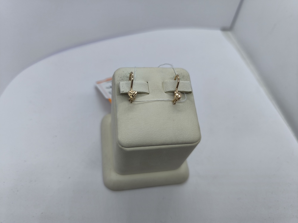 СЕРЬГИ БЕЗ КАМНЯ (Au 585)