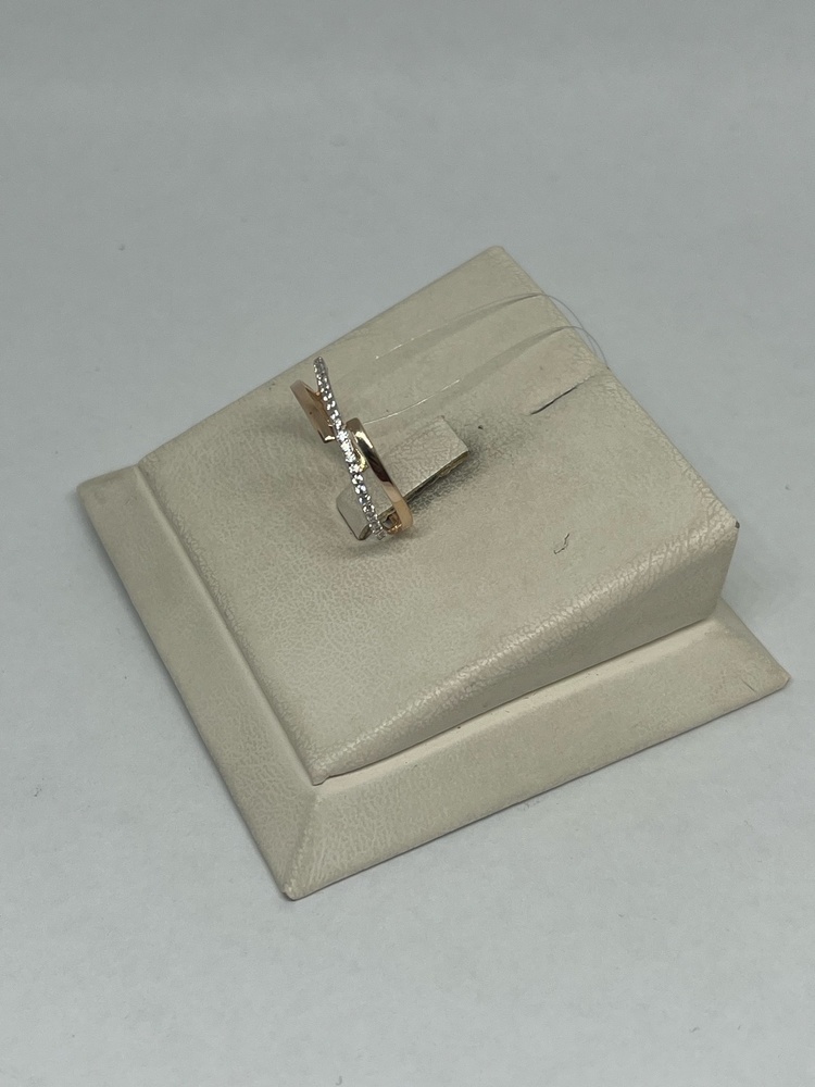 КОЛЬЦО С КАМНЯМИ (Au 585)