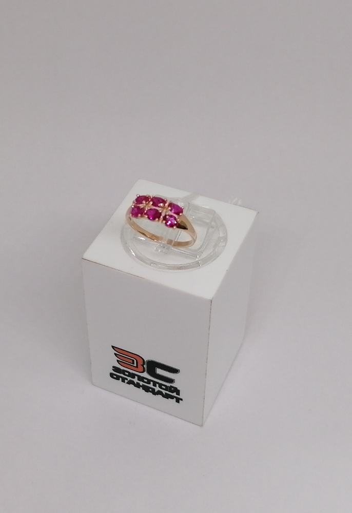 КОЛКМИ585 КОЛЬЦО С КАМНЯМИ (Au 585)