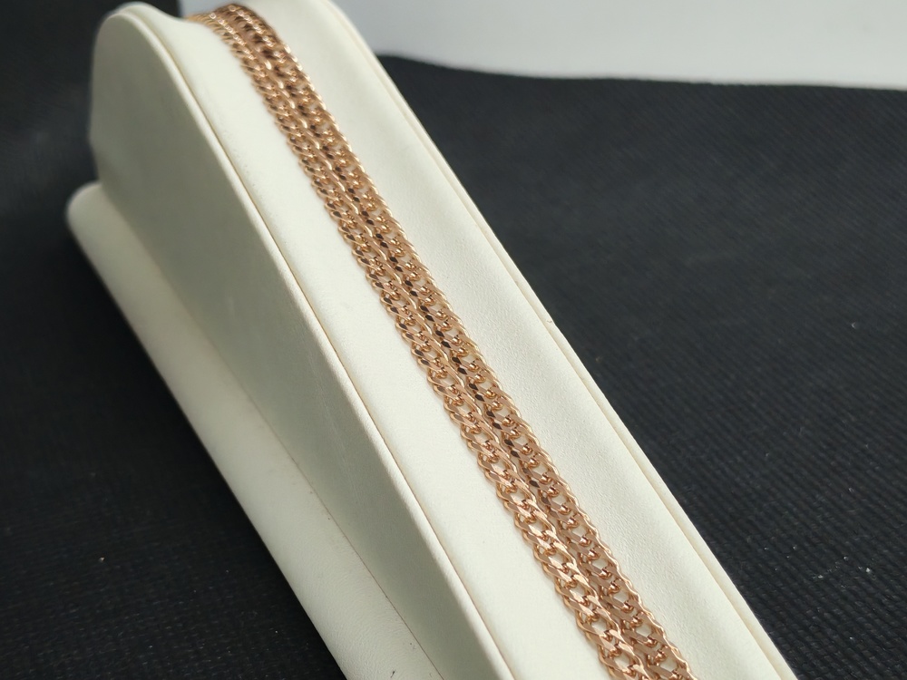 ЦЛР2585 ЦЕПЬ ПОЛНОВЕСНАЯ Ромб двойной (Au 585)