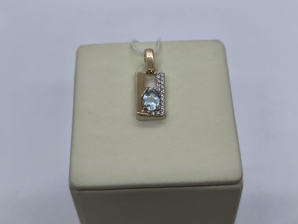 ПОДВЕСКА С КАМНЯМИ (Au 585)