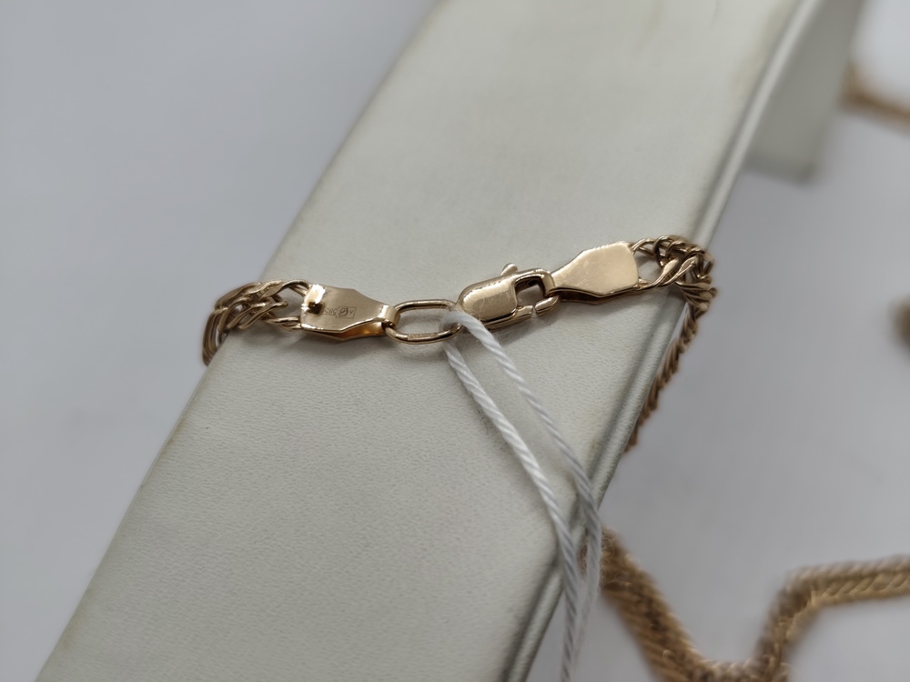 ЦПР3585 ЦЕПЬ ПУСТОТЕЛАЯ Ромб тройной (Au 585)