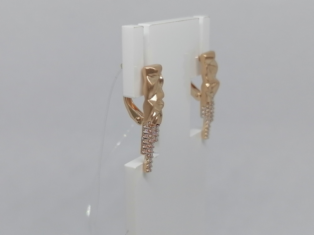 СЕРЬГИ С КАМНЯМИ (Au 585)