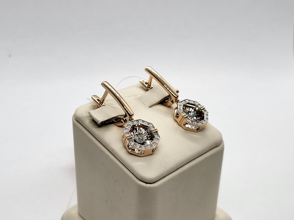 СЕРЬГИ БРИЛЛИАНТ (Au 585)