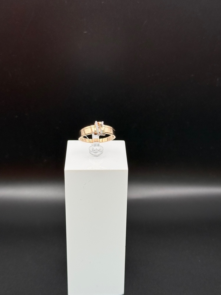 КОЛЬЦО С КАМНЯМИ (Au 585)