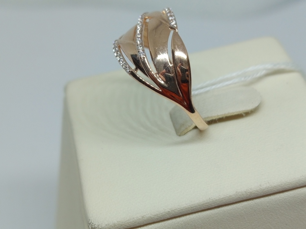 КОЛКМИ585 КОЛЬЦО С КАМНЯМИ (Au 585)