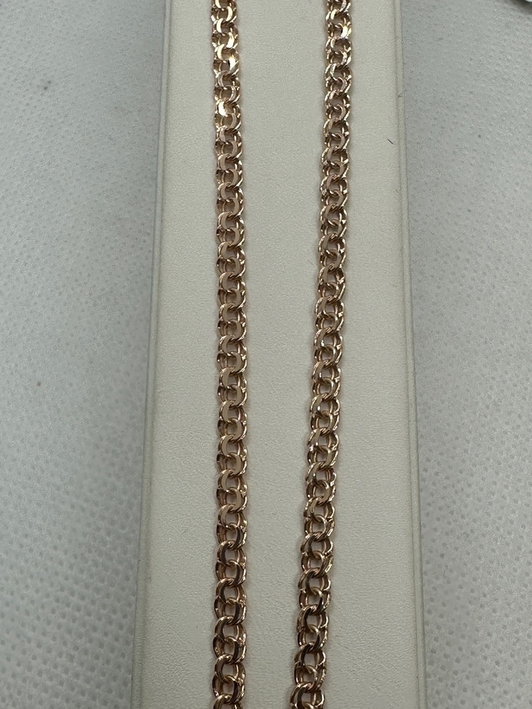 570005022 ЦЕПЬ ПУСТОТЕЛАЯ Бисмарк (Au 585)