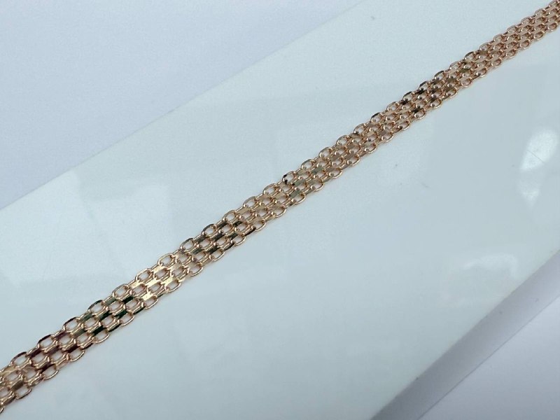 БРАСЛЕТ ПОЛНОВЕСНЫЙ Бисмарк машинный (Au 585)