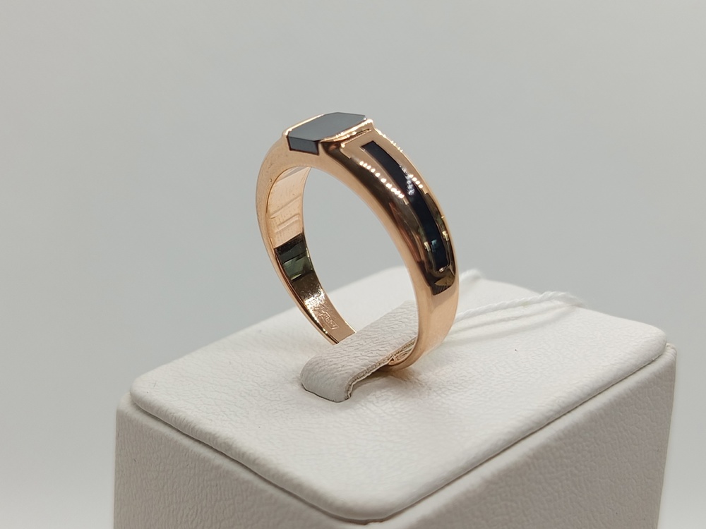 ПЕЧАТКА С КАМНЯМИ (Au 585)