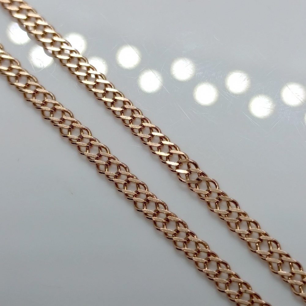 ЦЛР2585 ЦЕПЬ ПОЛНОВЕСНАЯ Ромб двойной (Au 585)