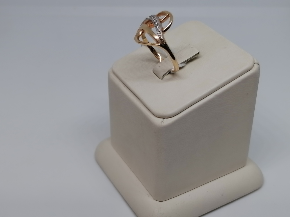 КОЛКМИ585 КОЛЬЦО С КАМНЯМИ (Au 585)