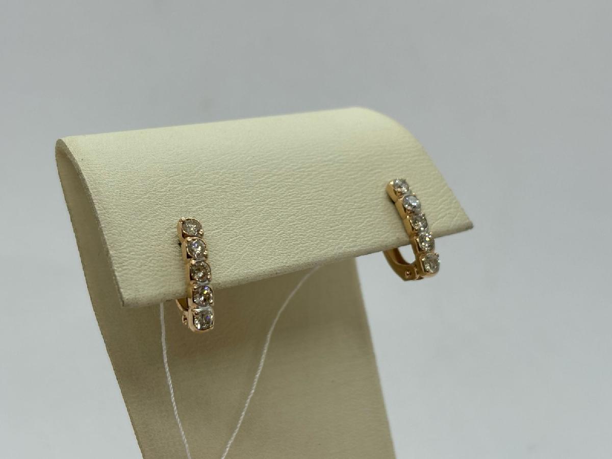 СЕРЬГИ БРИЛЛИАНТ (Au 585)