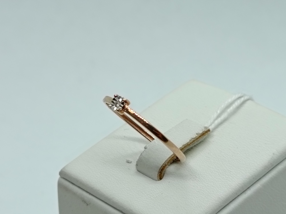 КОЛЬЦО БРИЛЛИАНТ Au 585