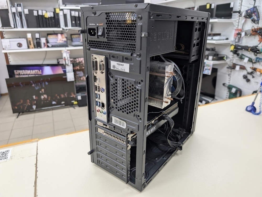 Системный блок Noname; Core I5-12400F, GeForce RTX 3060, 16 Гб, 1 Tb, Нет