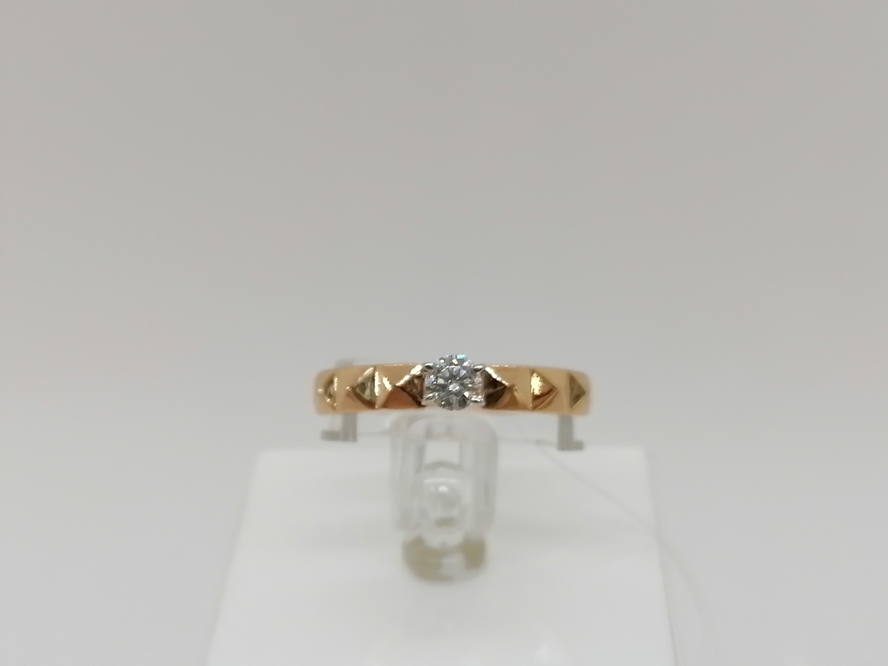 КОЛЬЦО С КАМНЕМ (Au 585)