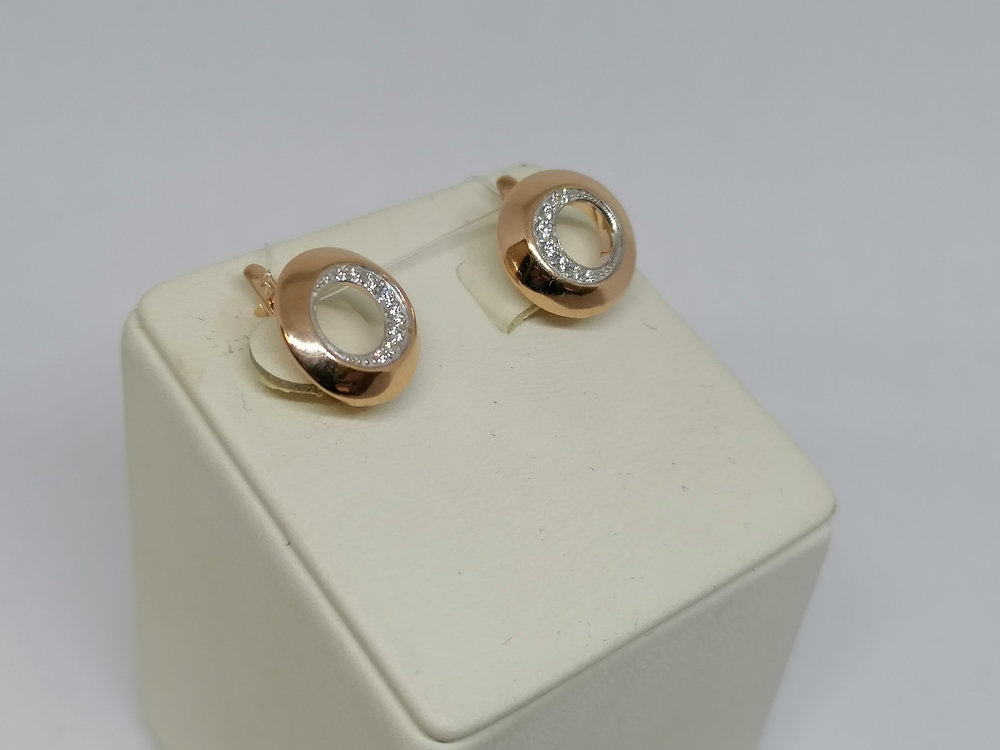 СЕРЬГИ С КАМНЯМИ (Au 585)