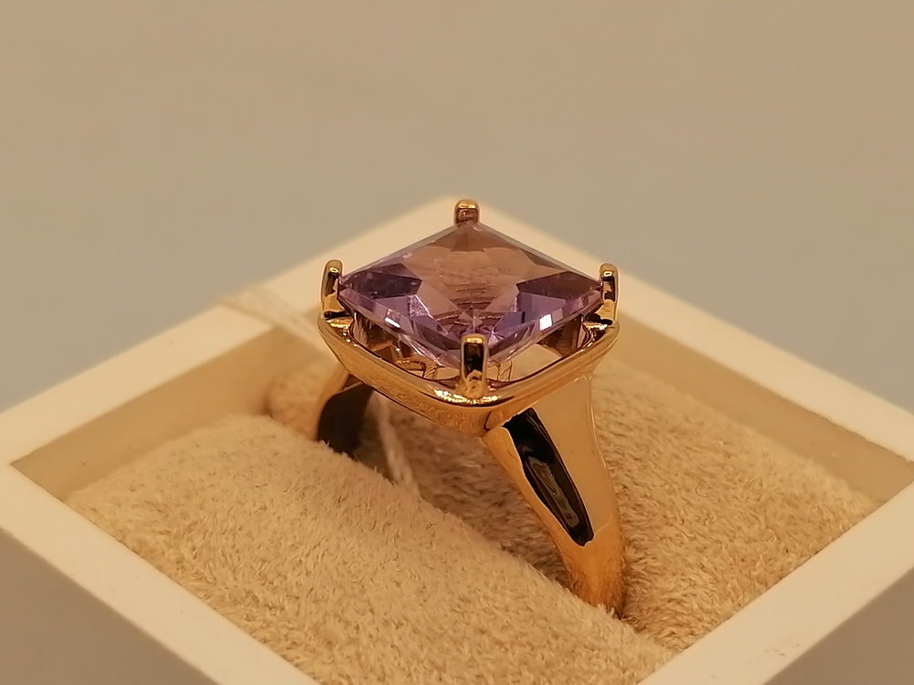 КОЛЬЦО АМЕТИСТ (Au 585)