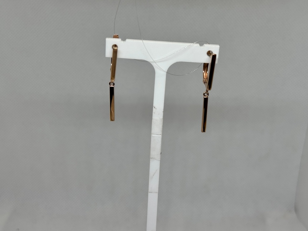 СЕРЬГИ БЕЗ КАМНЯ (Au 585)