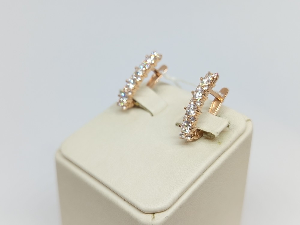 СЕРЬГИ С КАМНЯМИ (Au 585)