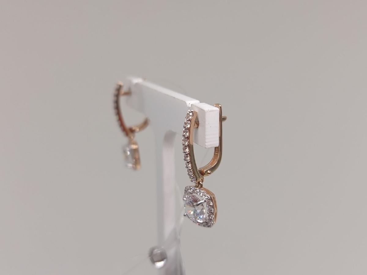 СЕРЬГИ С КАМНЯМИ (Au 585)