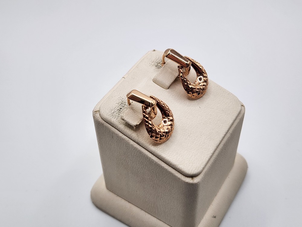 СЕРЬГИ БЕЗ КАМНЯ (Au 585)