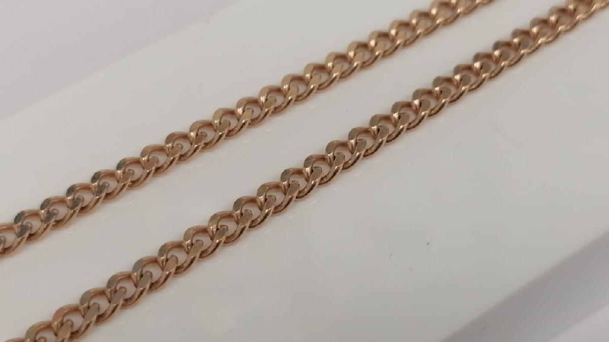 ЦЕПЬ ПОЛНОВЕСНАЯ панцирное (Au 585) ЦЕПЬ ПОЛНОВЕСНАЯ панцирное (Au 585)