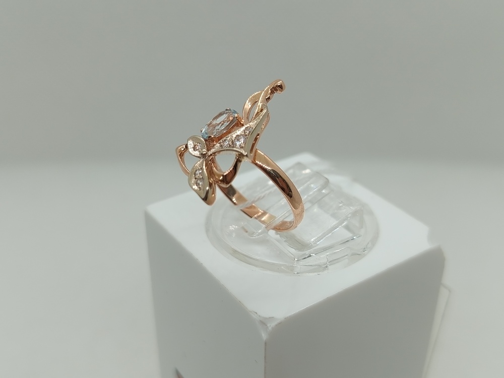 КОЛКМИ585 КОЛЬЦО С КАМНЯМИ (Au 585)