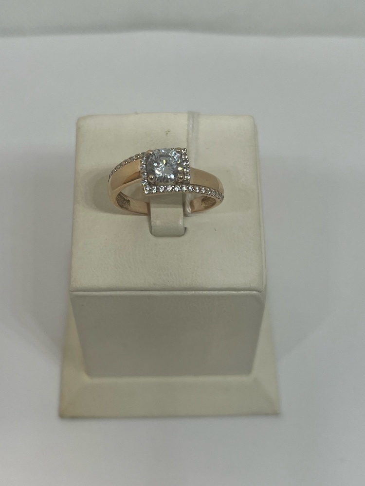 КОЛКМИ585 КОЛЬЦО С КАМНЯМИ (Au 585)