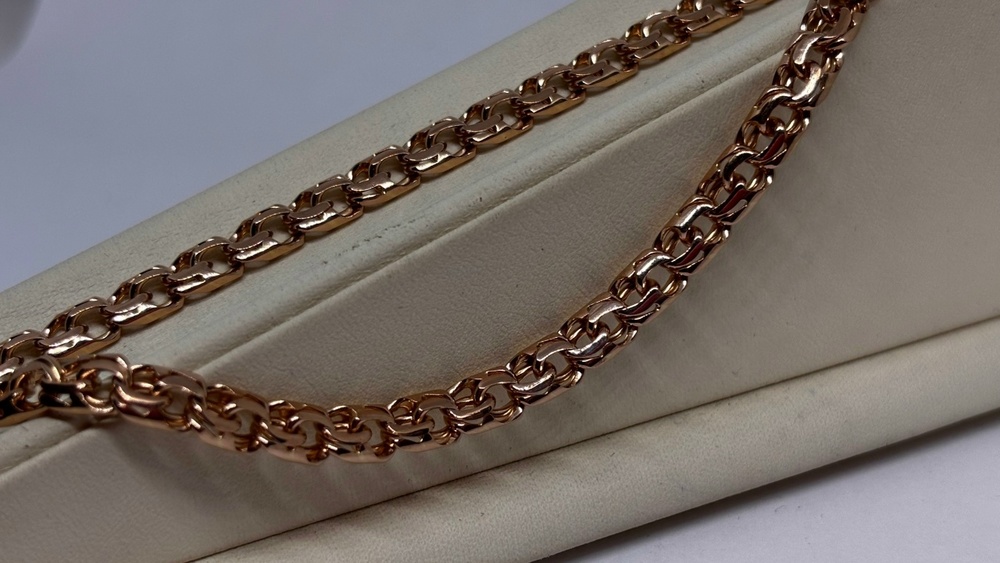 ЦЕПЬ ПОЛНОВЕСНАЯ Бисмарк (Au 585)