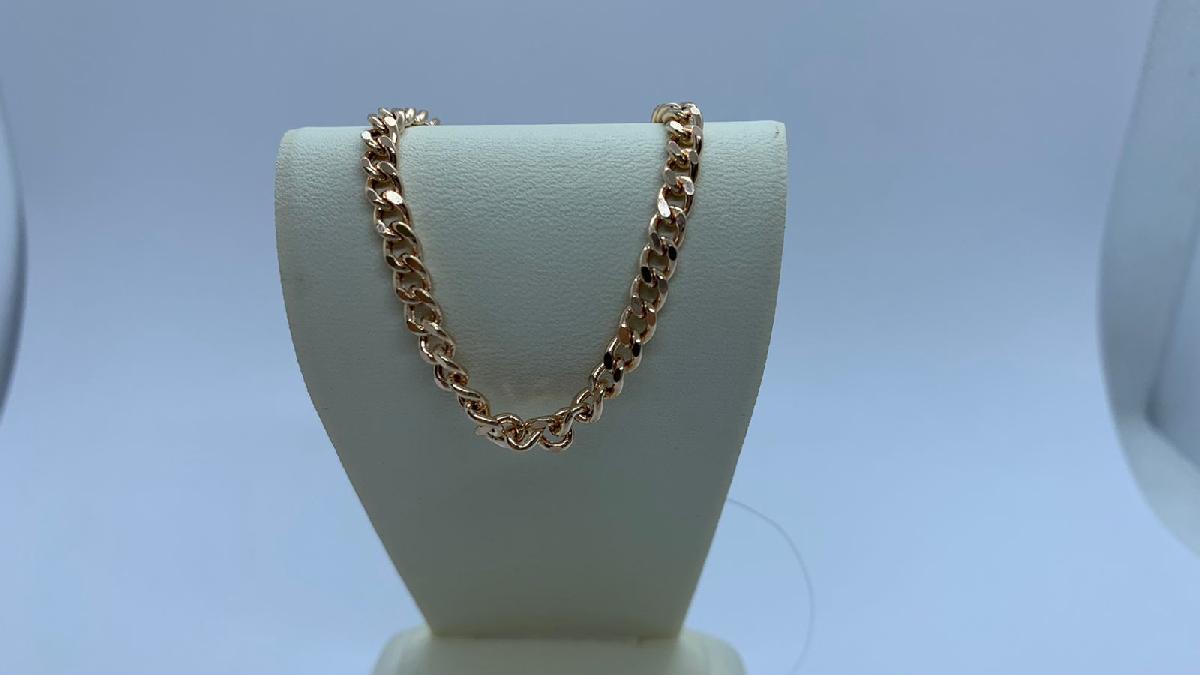 7100002П-20 БРАСЛЕТ ПУСТОТЕЛЫЙ Панцирное (Au 585)