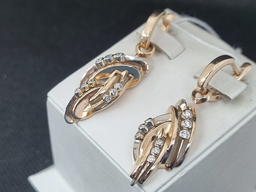 СЕРЬГИ БРИЛЛИАНТ (Au 585)